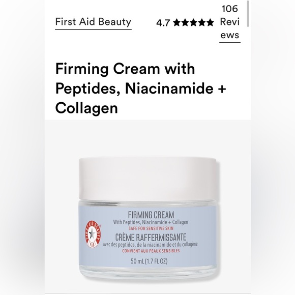 NIB First Aid Beauty Firming Cream and 0.3% Retinol Complex Serum Set - Picture 7 of 14